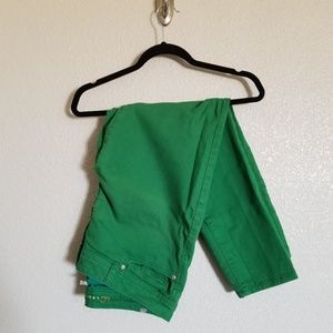 Kelly green skinny jean by lauren conrad